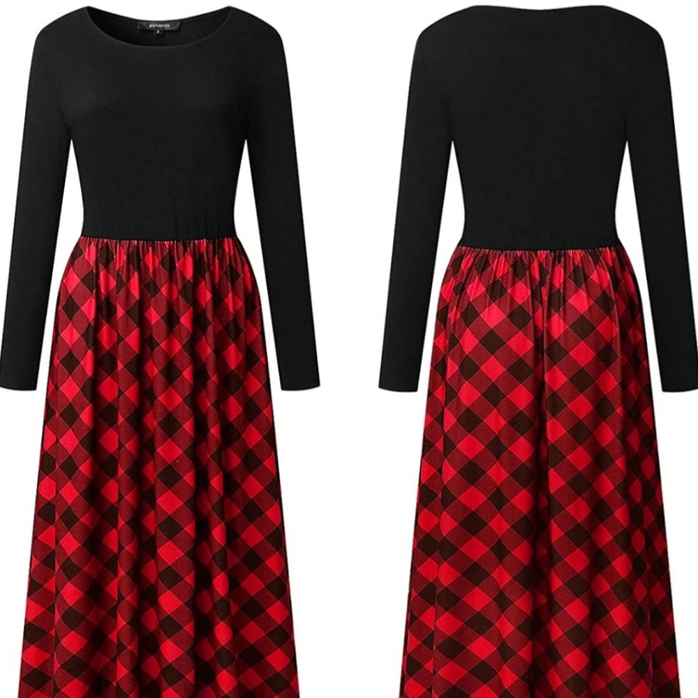 Buffalo Plaid Maxi